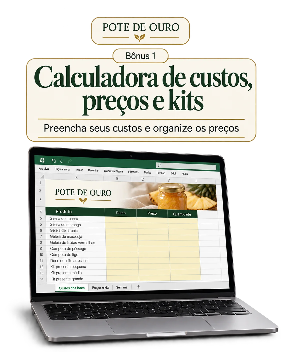 Mockup da calculadora no computador